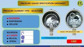 HOW TO SELECT | ORDER  SUITABLE PRESSURE GAUGE |RO PLANT  | instrumentation