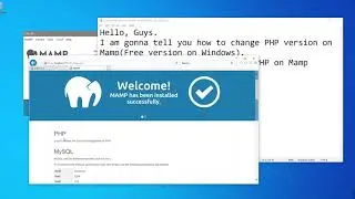 Change PHP version on MAMP (Windows) 100%