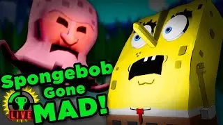 Spongebob Gone WRONG! | Around The Clock At Bikini Bottom (Dave Microwaves Games)