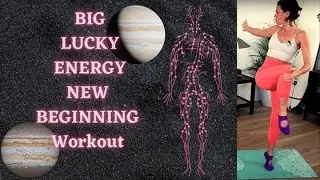 Big Lucky Energy Yoga Fitness Flow Class - Jupiter enters Aries - A NEW BEGINNING