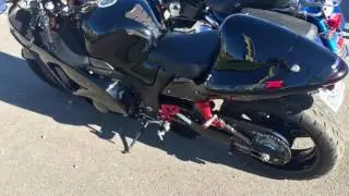 Beach Bend street car takeover street bikes