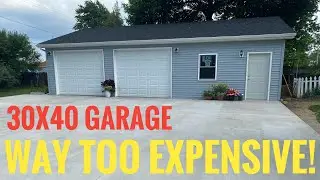 CRAZY EXPENSIVE! Is it worth it? Garage walkthrough and cost | MY DIY