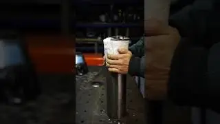 manufacturing process of a straight-through car muffler by workshop wsg