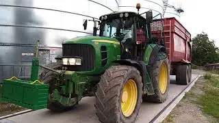 Žně 2020 j&iacute;zda John deere 7530p s krampe kiper big body 650.