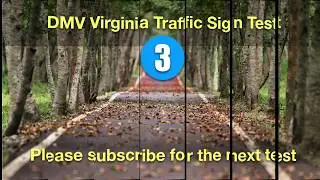 DMV Virginia Traffic Sign Test 3- Dmvvatest.com