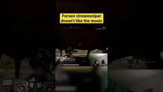 Forsen streamsniper doesn&rsquo;t like the music #shorts #twitch #forsen #forsenclips #pubg #stream #clips