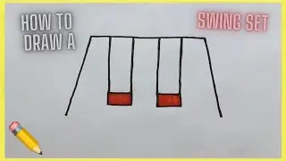 How to draw a Swing Set ✏️
