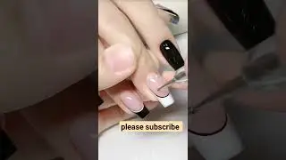 🖤🖤🤍🤍 top nail design #nailart #nails #nailtutorial