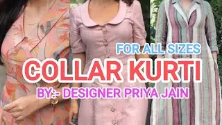 Collar kurti By Fashion Designer Priya Jain
