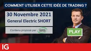 🔵GENERAL ELECTRIC- Id&eacute;e de trading turbo TRADING CENTRAL du 30 novembre 2021