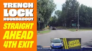 Mastering the Trench Lock Roundabout: Navigating Straight Ahead to the 4th Exit on A442