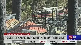 Some residents of Butte County return home as Park Fire continues to burn