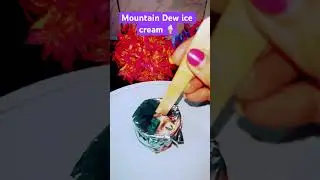 Mountain Dew ice cream 🍦 😋# YouTube shorts #