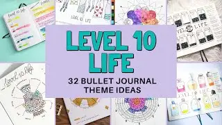 Level 10 Life | Bullet Journal Spread Ideas for personal development and creating balance in life!