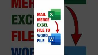 Mail Merge From Excel To Microsoft Word
