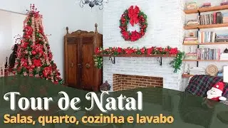 TOUR DE NATAL - Salas, quarto, cozinha e lavabo- Dicas e Truques para decorar!