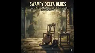 SWAMPY DELTA BLUES // 1 Hour of Acoustic Slide Guitar & Front Porch Blues for Focus (No Vocals)