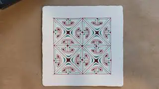 How to draw “Kalanchoe” ゼンタングル Zentangle