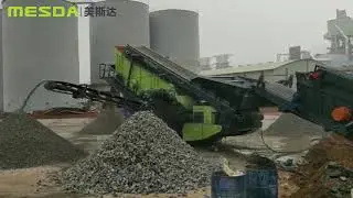 MESDA MC-250IS+MS-6018C working with construction aggregate