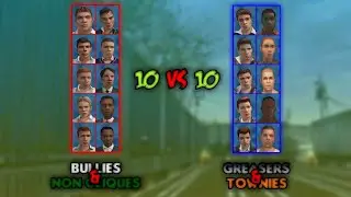 Bully AE: Bullies & Non Cliques VS Greasers & Townies (Mixed Team - Boss Health)