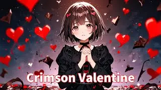 Crimson Valentine　metal, Starts as intimate solo piano and distant music-box bells, whispery female