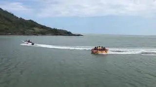 Banana e Disco boat do Fred praia da costa