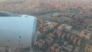 شاهد سماء القاهره من الطائره    ومتعة الهبوط علي مطار القاهره .. الفرعون