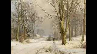 Anders Andersen Lundby ( 1841 - 1923) Danish artist ✽ Kitaro / Winter Waltz