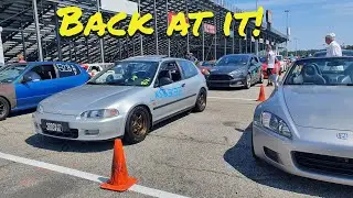 Taking the EG Civic to its first Auto cross event!