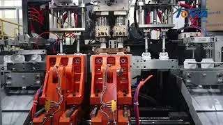 Two layers cosmetic bottles bottle,plastic daily bottle blow molding machine.