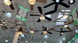 2025 Menards Ceiling Fan Display Tour!