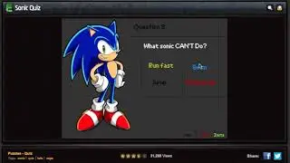Sonic Quiz + Trivia
