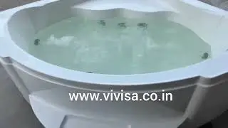 VIVISA CORNER JACUZZI - GM TRADING - MADURAI  +919360360830 - +919791360011 www.vivisa.co.in