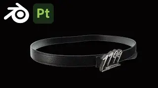 Making Bazo 1199 Belt in Blender and Substance Painter┃Full Process
