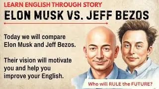 Learn English Through Story | Jeff Bezos vs. Elon Musk: Who Will Rule the Future?