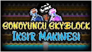 Minecraft Sonoyuncu Skyblock Otomatik İksir Makinesi - İksir Sistemi #Minecraft #Sonoyuncu #Skyblock