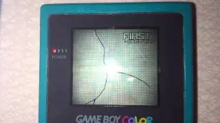 Gameboy compatible SD cart - Playing a Color demo