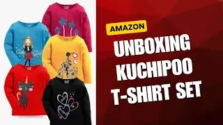 Kuchipoo Girls T-Shirt Unboxing | Best Cotton T-Shirts for Kids (4&ndash;5 Years) | Honest Review & Try On