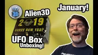 January 2019 Alien 3D UFO Box Unboxing