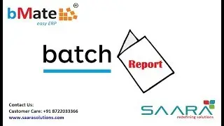Batchwise Stock Report in bMate (Kannada)