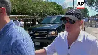 Trump visits Hurricane Florence stricken area