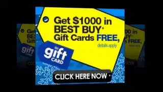 Free Best Buy Gift Cards (2014)