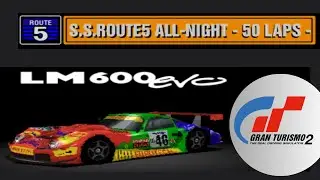 Gran Turismo Aspec mod 1.2 Marcos LM600 Evo vs Le Mans GT1 cars on SS Route 8 endurance