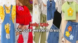 Meesho cute baby girls kosam|| cute cute western wear ||MJ online shopping 