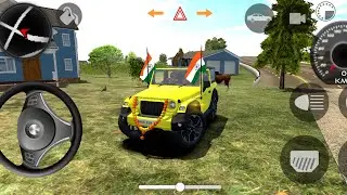 New Modified Mahindra Thar 4x4 off-roading Yallow Color || Android Gameplay &hearts;️