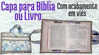 Capa para Bíblia ou Livro - Com acabamento em Viés - PAP