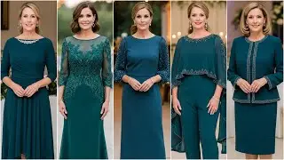 Juniper Color Mother of the Bride Dresses 2026: Sophisticated Green & Teal Gowns for Wedding Guests
