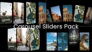Dynamic Carousel & Slider Gallery &ndash; Premiere Pro MOGRT Template