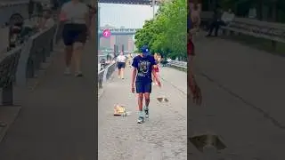 Instant Karma 🌟 He Threw Trash&hellip; and Got It Right Back! #karma #littering #shorts
