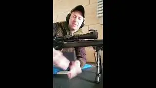 Tikka CTR test with MDT AICS magazine.